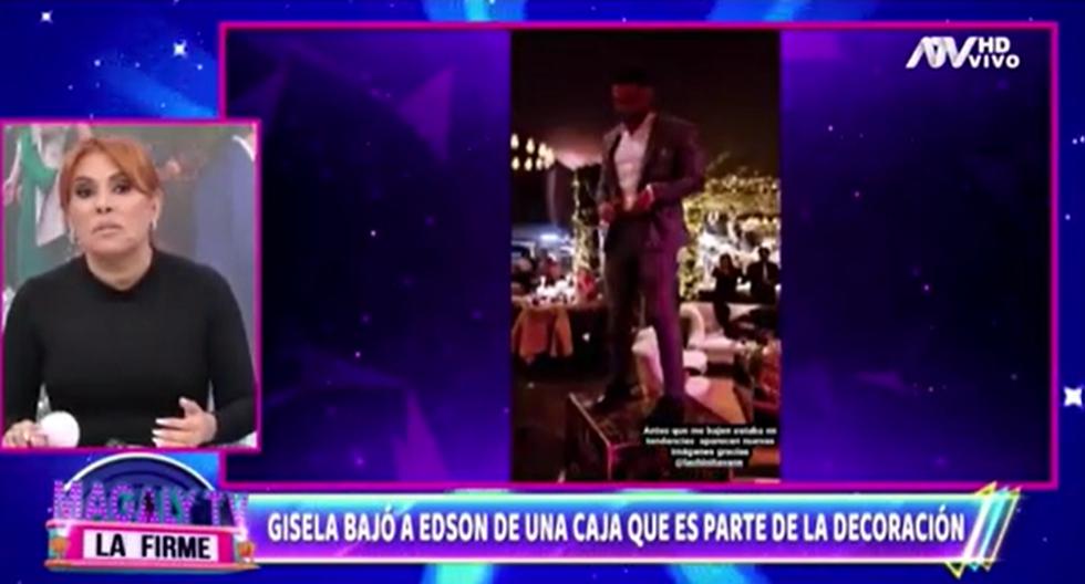Magaly critica a Giselo por sentarse en una silla en