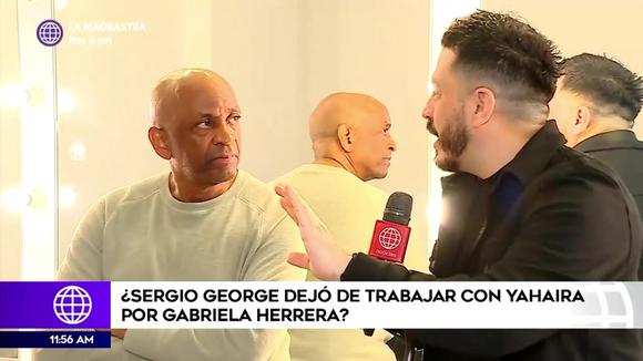 ¿sergio george dejó de trabajar con yahaira plasencia por gabriela herrera?