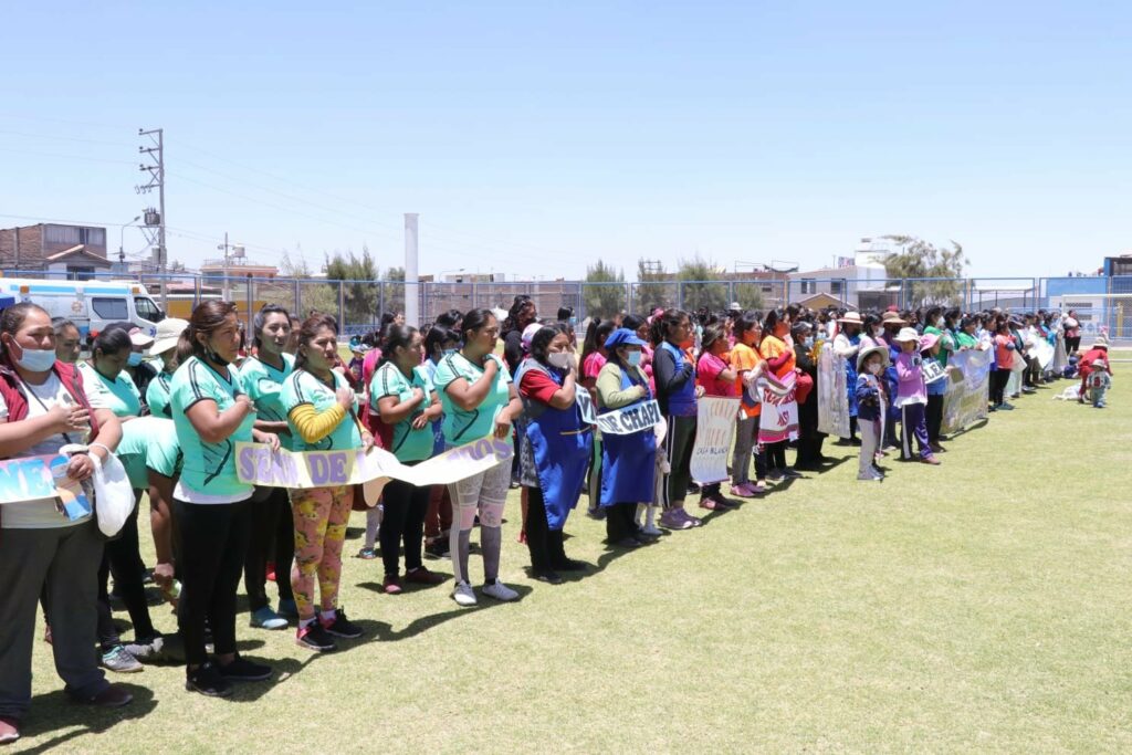 1666495643 440 Mujeres de ollas comunales de Cayma participaron en evento deportivo