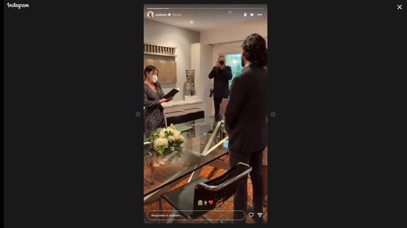 Anahí de Cárdenas y Elías Maya se convirtieron en esposos (VIDEO) 2 Instagram: Historias de Anahí De Cárdenas