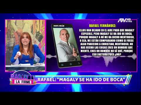 Magaly Medina critica a Rafael Fernández por romper promesas que le hizo a los hijos de Karla Tarazona | VIDEO 2 Magaly Medina critica a Rafael Fernandez por romper promesas que