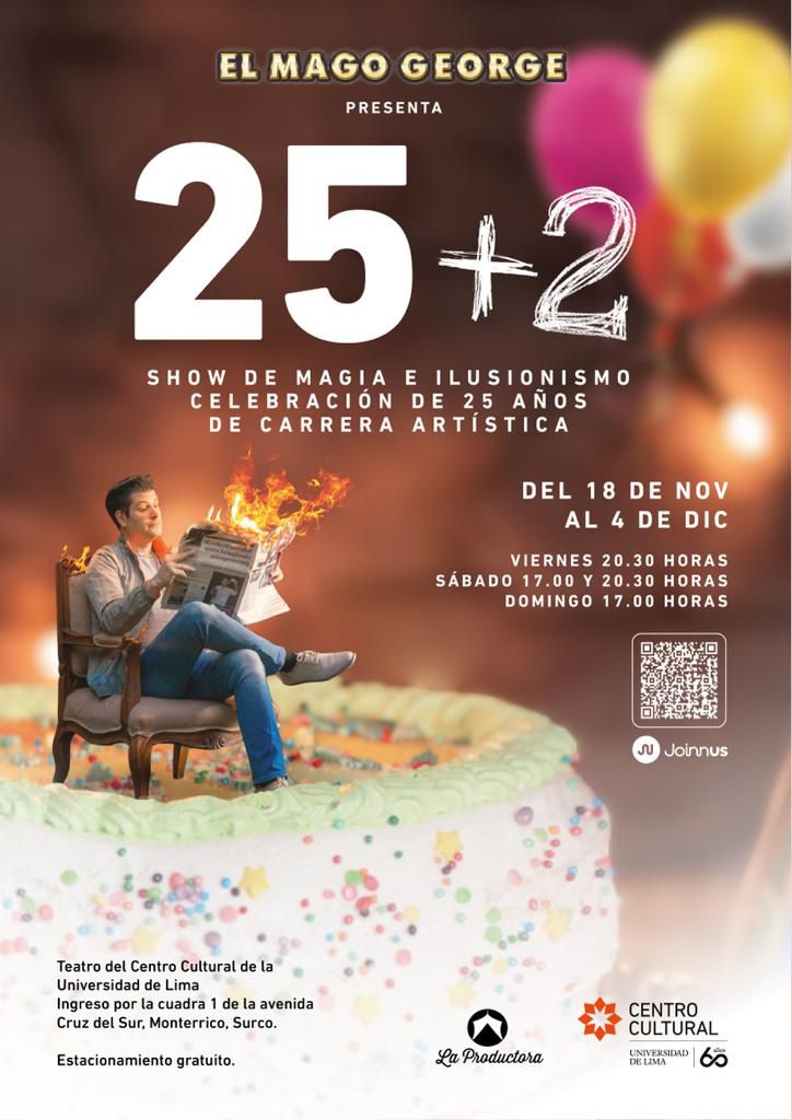 Mago George presenta nuevo espectaculo 252 para celebrar su carrera