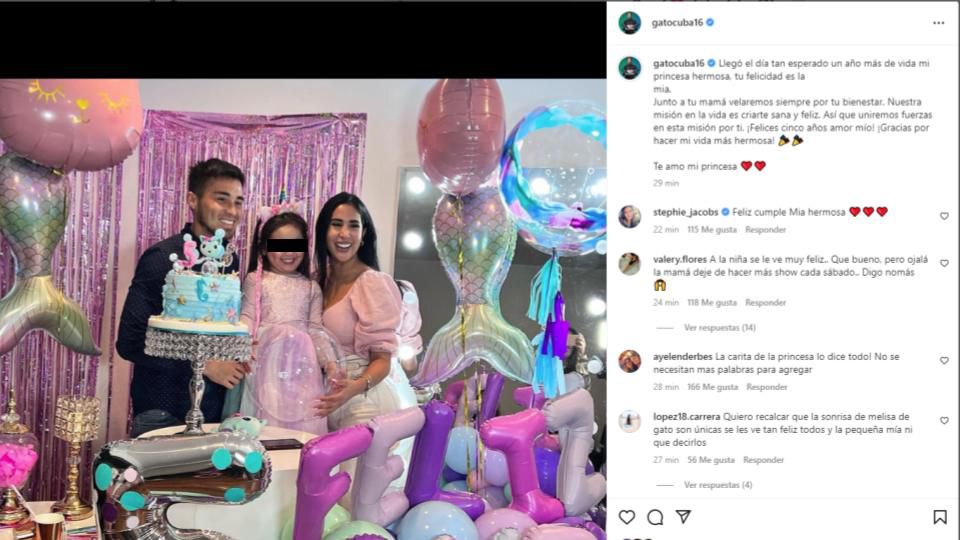 Rodrigo Cuba comparte emotivo mensaje por cumpleanos de su hija