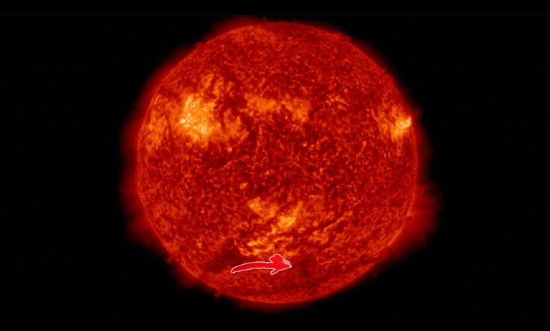 Filamento 200000 km largo procedente sol dirige tierra portada