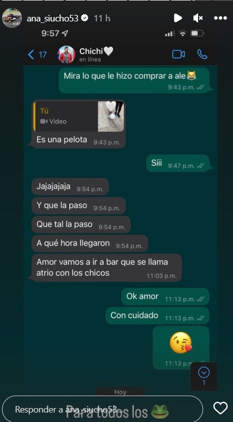 Ana Siucho revela que sabia que Orejitas Flores salia con