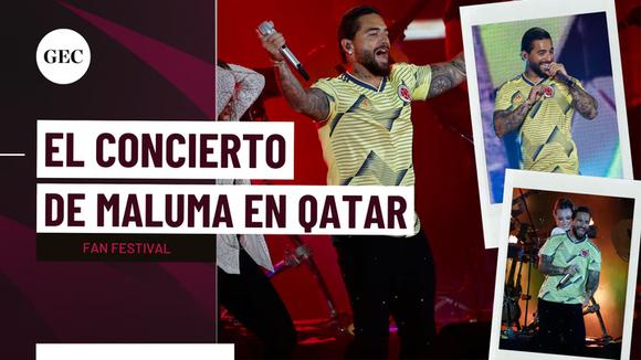 Mundial 2022: maluma en la inauguración del fan fest en qatar