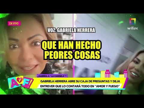 Gabriela Herrera sobre integrantes de El Gran Show Siento que
