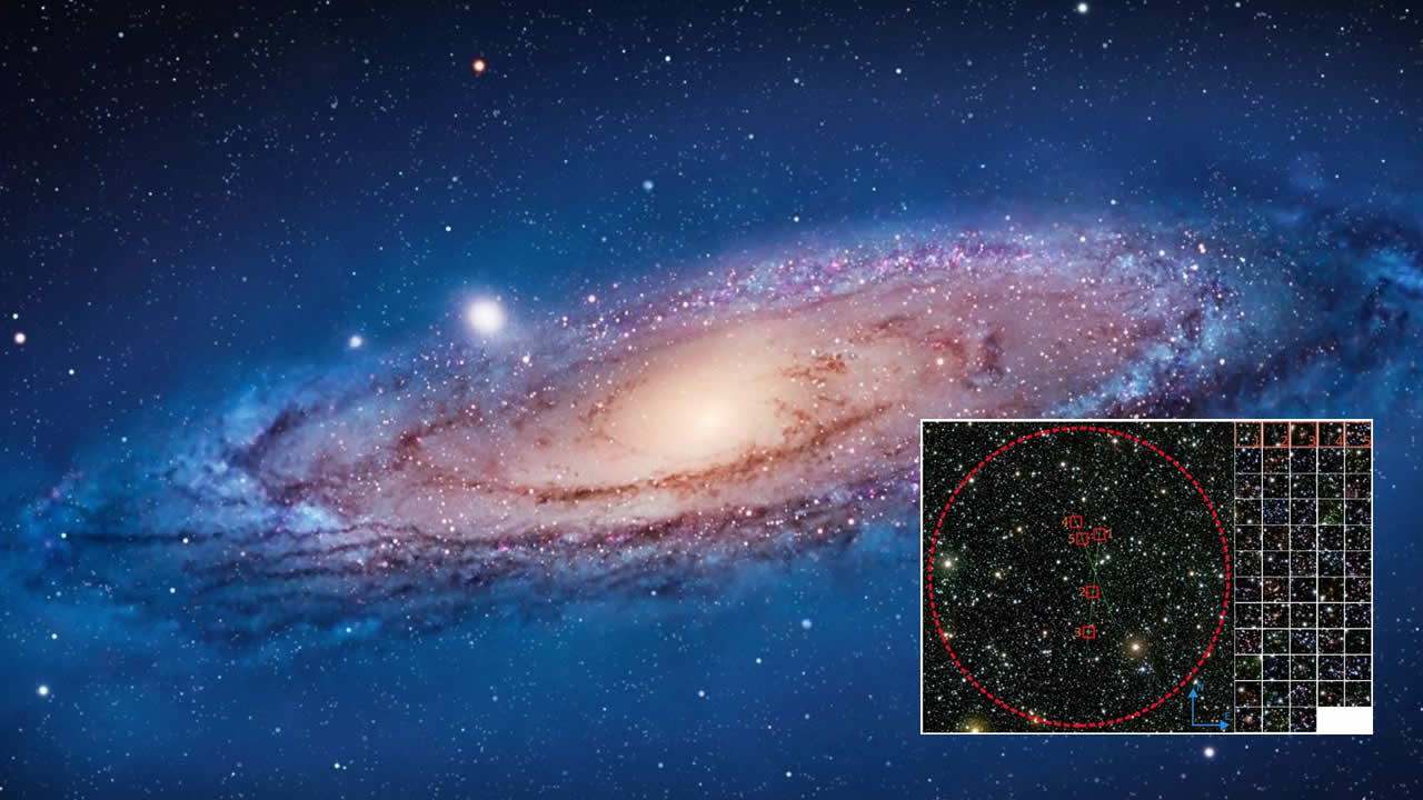 Encuentran una enorme estructura extragaláctica oculta detrás de la Vía Láctea 1 encuentran enorme estructura extragalactica oculta detras via lactea portada
