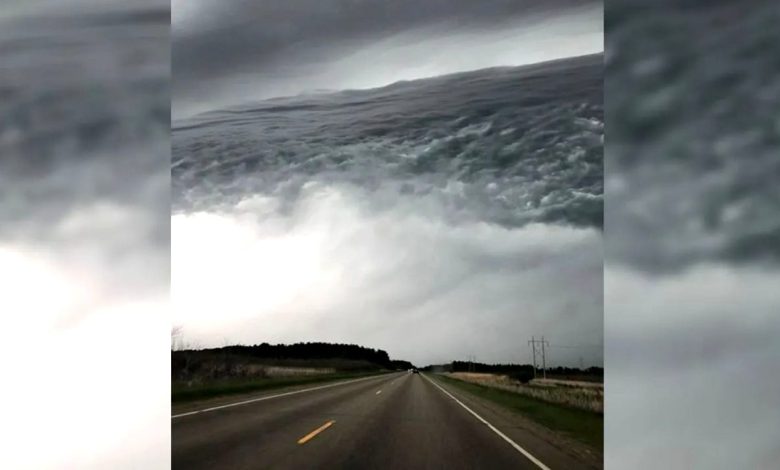 Nubes que parecen un océano son capturadas en una increíble fotografía sobre Minnesota, EE. UU. 1 Nubes parecen oceano capturadas fotografia minnesota eeuu portada