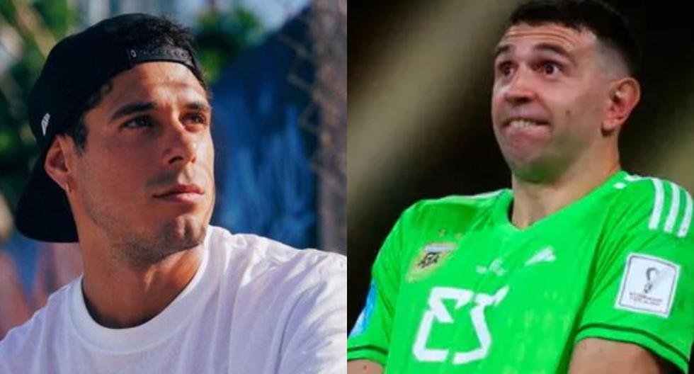 1671822727 Hugo Garcia imito el gesto de un portero argentino al