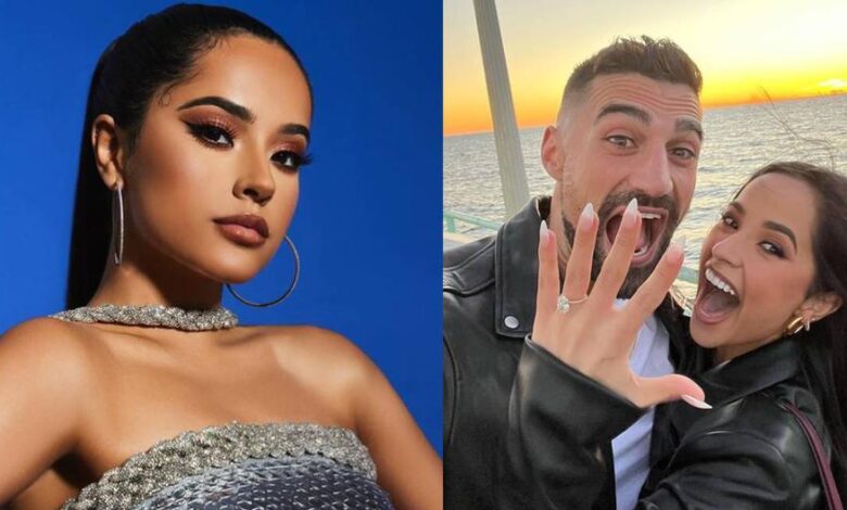 Becky g y sebastian lletget se comprometieron asi fue el