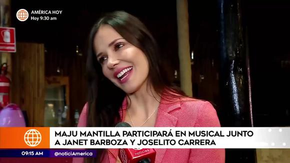 Maju Mantilla envía mensaje a María Pía y Carlos Vílchez para nuevo programa (VIDEO) 2 Maju Mantilla apoya el regreso de María Pía Copello a la televisión