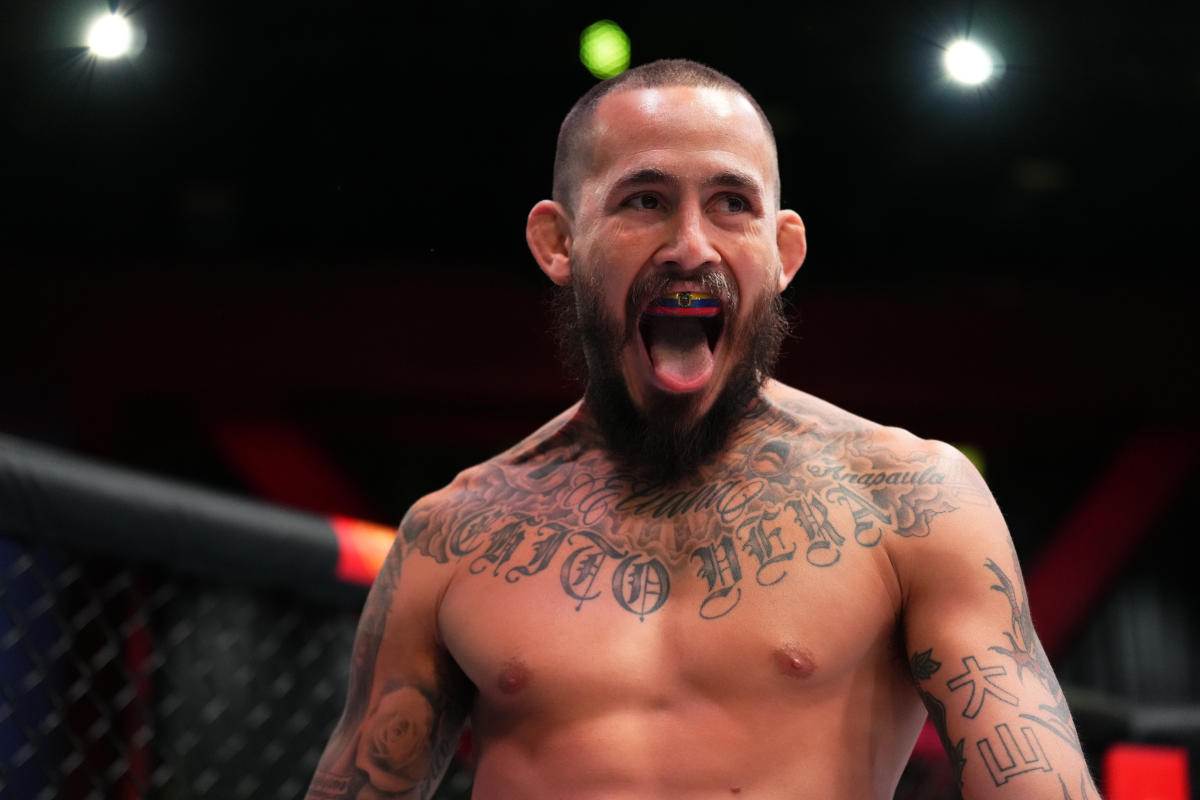 Marlon Vera no tiene dudas de que una victoria convincente lo convertirá en el próximo aspirante al cinturón. 1 Marlon Vera no tiene dudas de que una victoria convincente