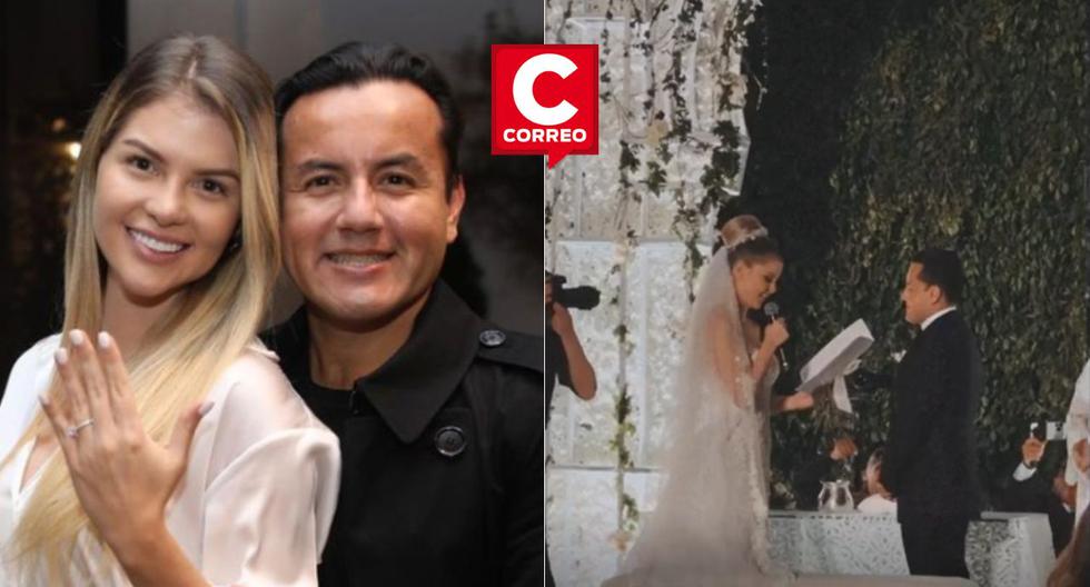 Brunella Horna y Richard Acuña: Así se dieron el sí en el altar (VIDEO) 1 1673142485 Brunella Horna y Richard Acuna Asi se dieron el si