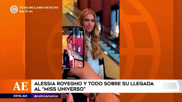Alessia Rovegno impresionará con capa pintada por ella misma en Miss Universo 2023: "Homenaje a todas las mujeres" (VIDEO) 2 Alessia Rovegno llega a Miss Universo