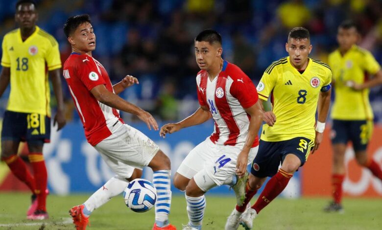 Colombia y paraguay empataron en su debut en el sudamericano