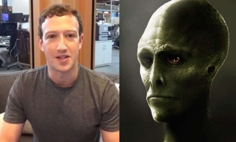 Mark zuckerberg niega ser un lagarto secreto ovni y