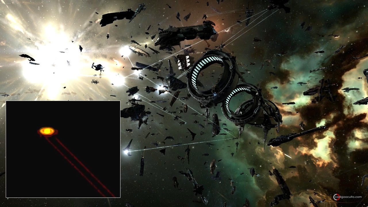 rayos laser disparados anillos saturno portada