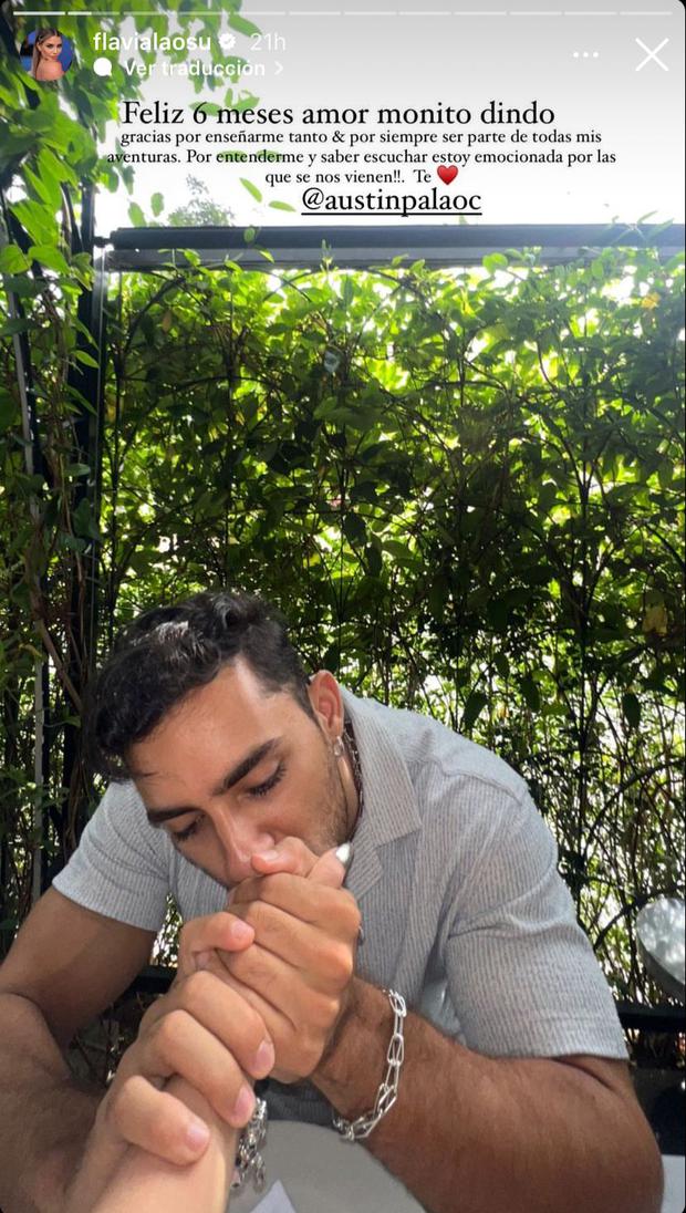 Flavia Laos Dedica Romántico Mensaje A Austin Palao Por Su Relación De 6 Meses: 'Gracias Por Enseñarme Tanto' 2 Flavia Laos Dedica Romantico Mensaje A Austin Palao Por Su