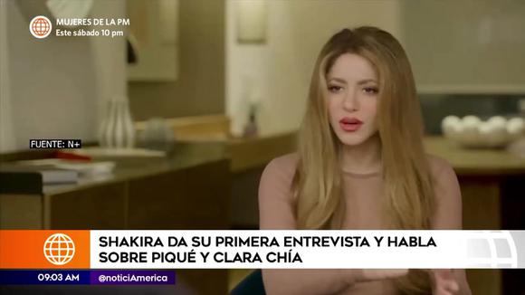 Shakira sobre trabajar con Bizarrap: "Fue un gran alivio" (VIDEO) 2 Shakira dio su primera entrevista y habla de piqué