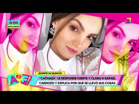 Carol Reali sobre las críticas de Rafael Cardozo a su nueva relación: 'No sé qué tiene en la cabeza' (VIDEO) 2 Carol Reali sobre las criticas de Rafael Cardozo a su