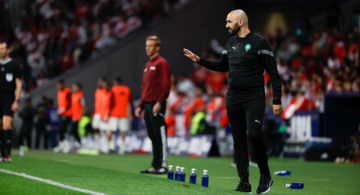 DT de Marruecos Peru jugo bien y merecio el empate