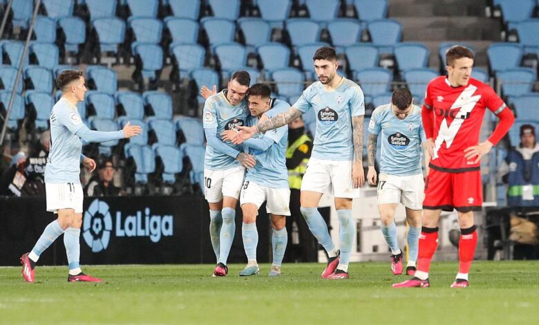 El celta sin renato tapia vence al rayo vallecano por