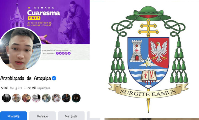 Hackean cuentas de facebook de arquidiocesis de arequipa y ugel