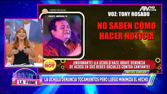 Correo electrónico |  Magaly critica a Tony Rosado por insultar a 'La Uchulú'