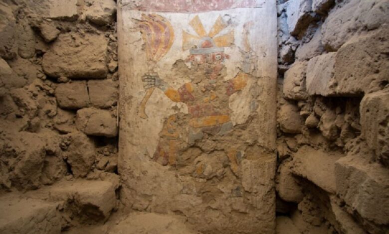 Murales mochicas descubiertos en Pañamarca hace 1.400 años muestran identidad colectiva 1 Murales mochicas descubiertos en panamarca hace 1400 anos muestran identidad