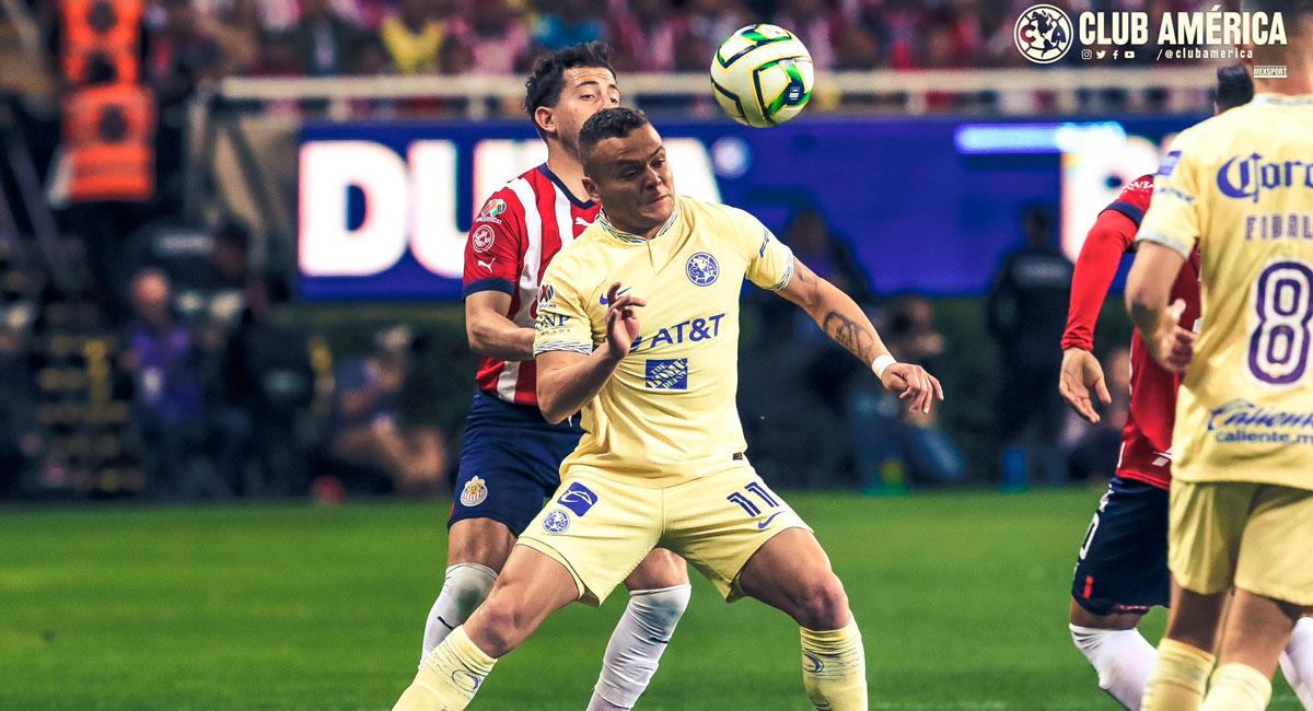Pedro Aquino jugo en el triunfo del America sobre Chivas