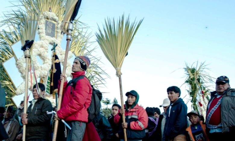 Semana santa cajamarca promueve la tradicional fiesta de las cruces