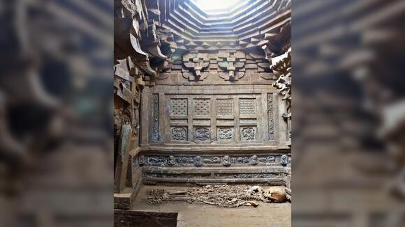 Una tumba de ladrillo de 1000 anos descubierta en china