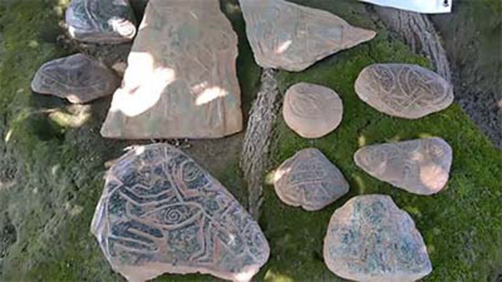 Artefactos de piedra encontrados