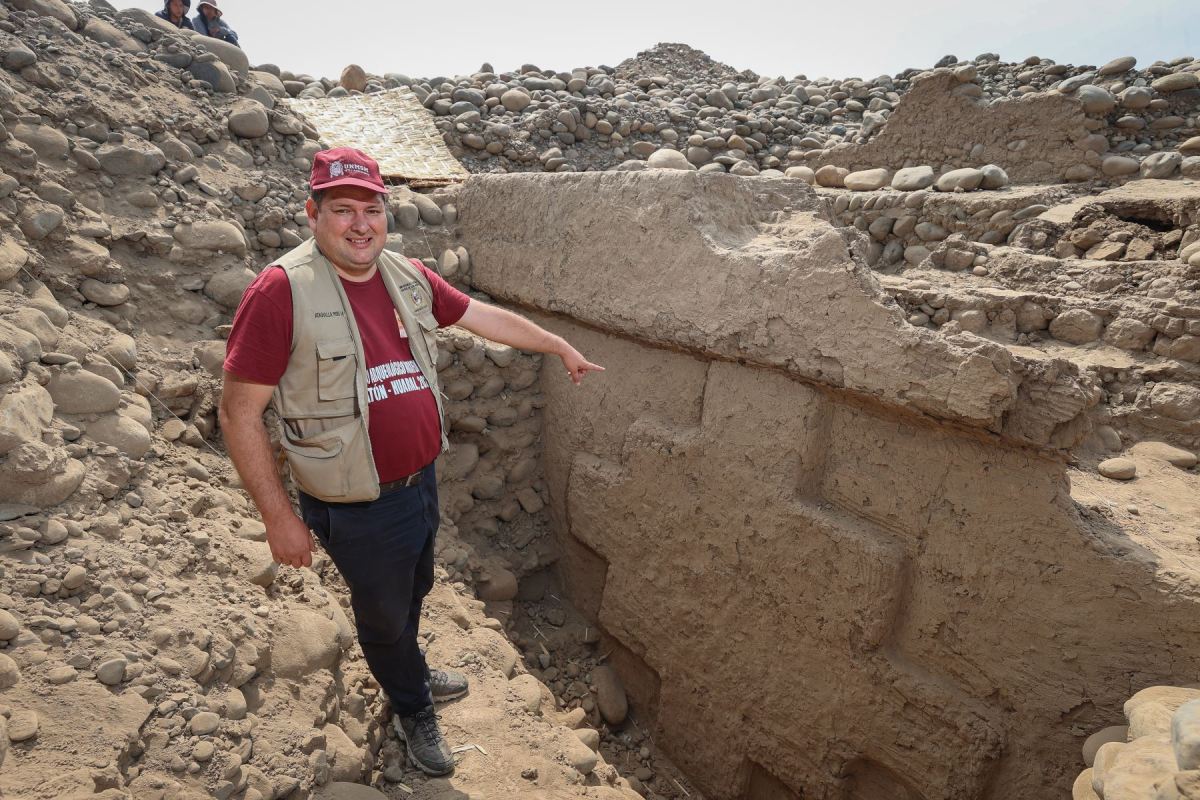 La cruz andina descubierta en Huaral evidenciaria el poblamiento de