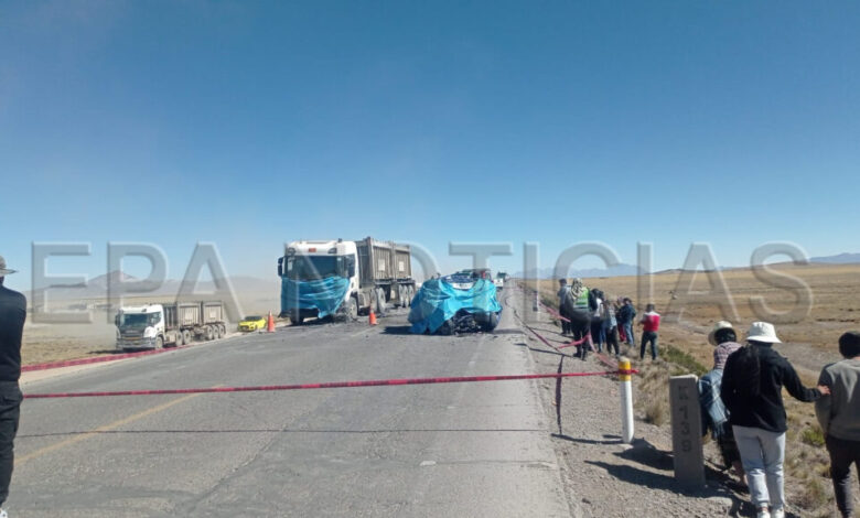 Madre e hijo fallecieron en camion de recoleccion que choco